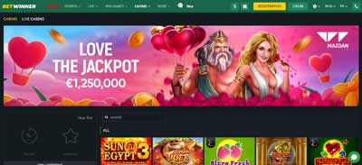 Betwinner Home Page