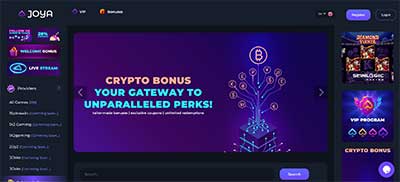 Joya Casino Home Page