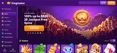 Kingmaker Home Page