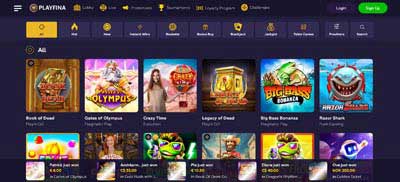 Playfina Games Page