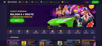 Playfina Home Page