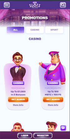 SlotsPalace Casino Mobile Promotions