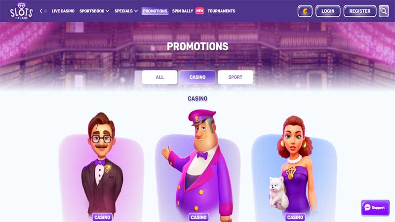 SlotsPalace Casino Promotions